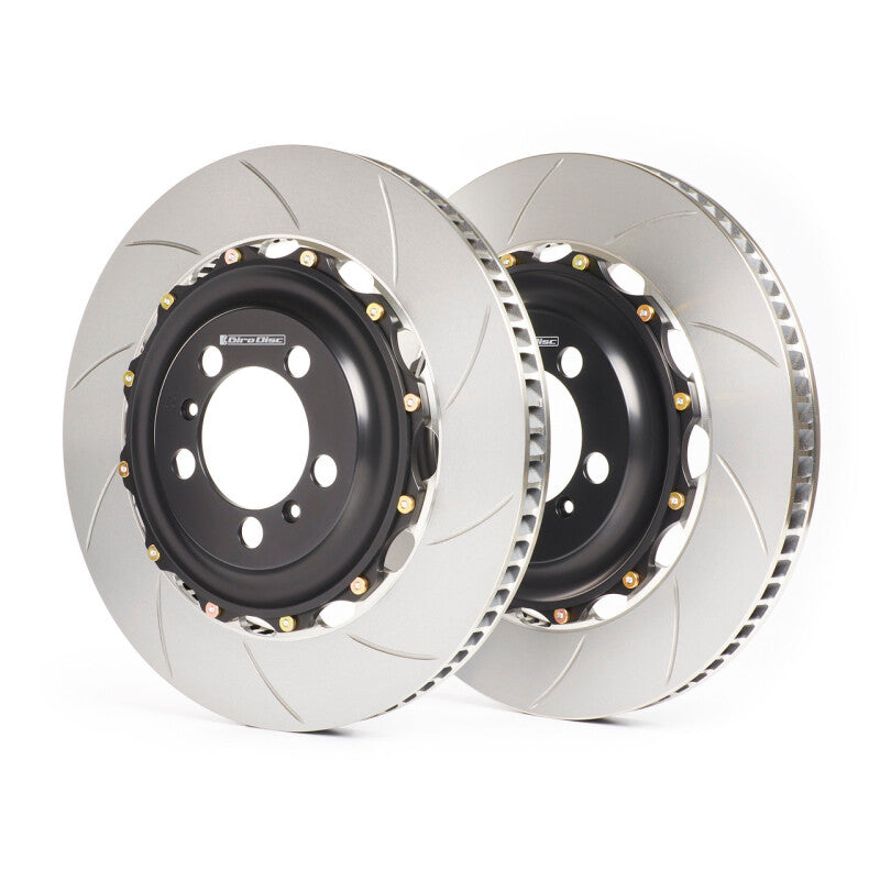 GiroDisc 2020+ Chevrolet Corvette Z06 (C8 w/Factory Iron Rotors) Slotted Front Rotors A1-319