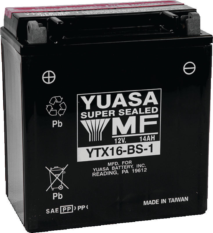 Yuasa Battery Yuasa Ytx16-Bs-1 Yuasa Battery YUAM32X61 YUAM32X61 Photo - Primary