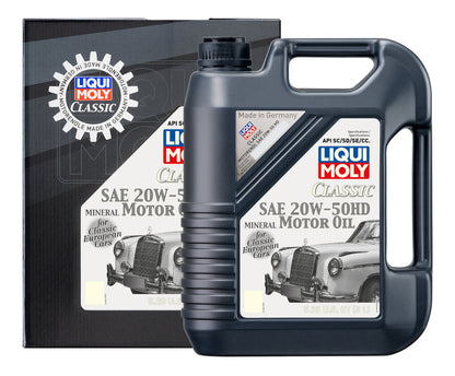 LIQUI MOLY 5L Classic Motor Oil SAE 20W50 HD 20262 20262 Photo - out of package