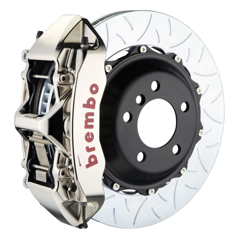 Brembo 99-05 S2000 Front GTR BBK 6 Piston Billet355x32 2pc Rotor Slotted Type-3- Nickel Plated 1M3.8054AR 1M3.8054AR Photo - Primary