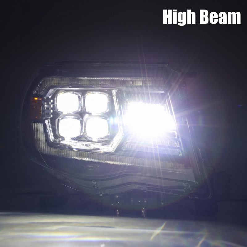 AlphaRex 05-11 Toyota Tacoma NOVA LED Projector Headlights Plank Style Alpha Black w/Activ Light/DRL 880742 880742 User 5
