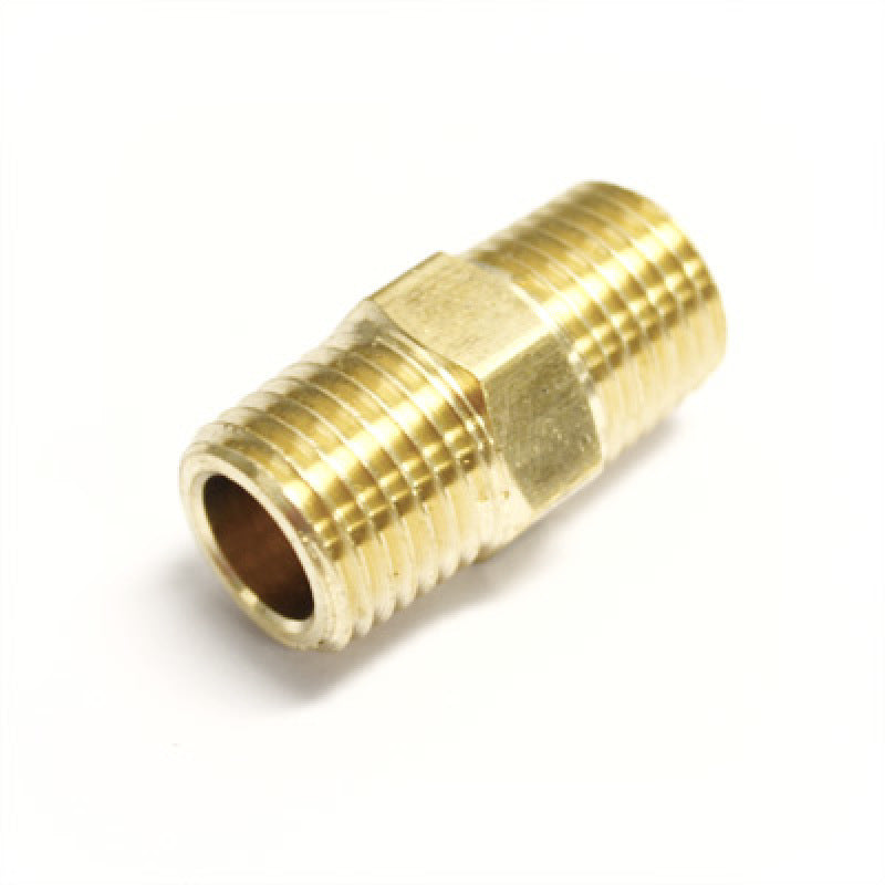 Ridetech Airline Fitting Nipple 1/4in NPT x 1in Long w/ Hex 31957001 31957001 Photo - Primary