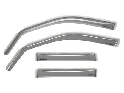 WeatherTech 2018+ Hyundai Kona Front and Rear Side Window Deflectors - Dark Smoke 82962 82962 Photo - Primary