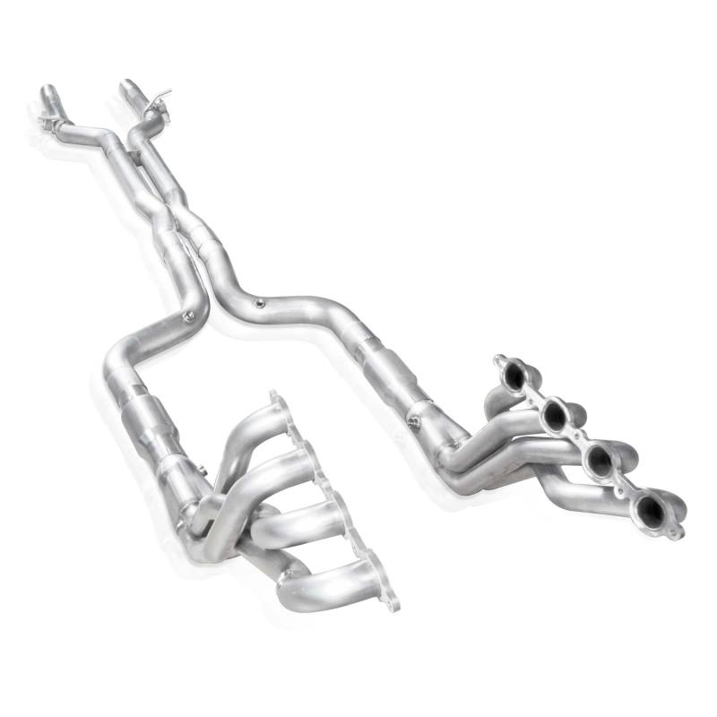 Stainless Works 2016-18 Camaro SS Headers 1-7/8in Primaries 3in High-Flow Cats X-Pipe AFM Delete CA16HCATST CA16HCATST Photo - Primary