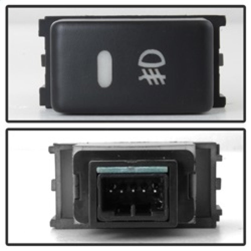 Spyder 05-16 Nissan Frontier Metal Chrome Bumper ONLY OEM Fog Lights w/Switch - Clear (FL-NF05-M-C) 5084972 5084972 Photo - Unmounted