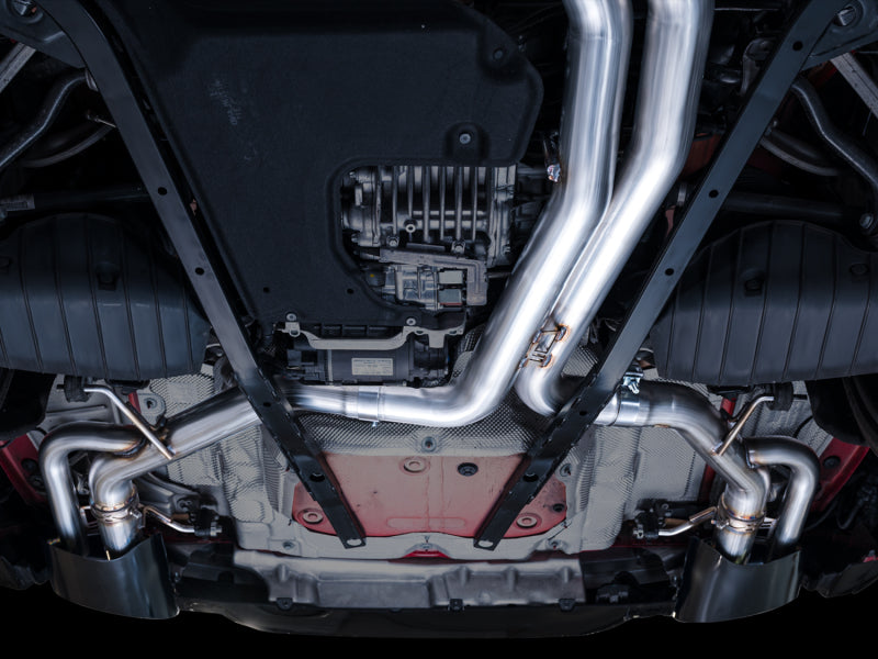 AWE Tuning 21-23 Audi C8 RS6/RS7 SwitchPath Cat-back Exhaust - Diamond Black Tips 3025-33776 3025-33776 Photo - Mounted