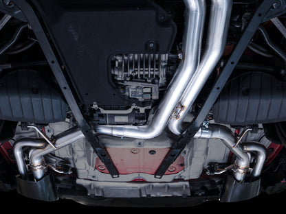 AWE Tuning 21-23 Audi C8 RS6/RS7 SwitchPath Cat-back Exhaust - Diamond Black Tips 3025-33776 3025-33776 Photo - Mounted
