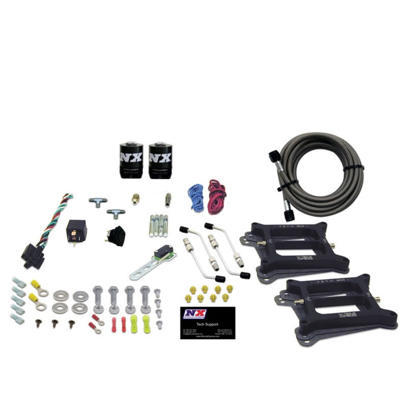 Nitrous Express Dual Holley/Gasoline Nitrous Kit (100-500HP) w/o Bottle 50240-00 50240-00 Photo - Primary