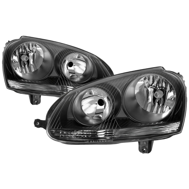 SPYDER xTune Volkswagen Golf 06-09 OEM Style Headlights Black - OEM Black HD-JH-VJ06-BK 9039966 9039966 Photo - Primary
