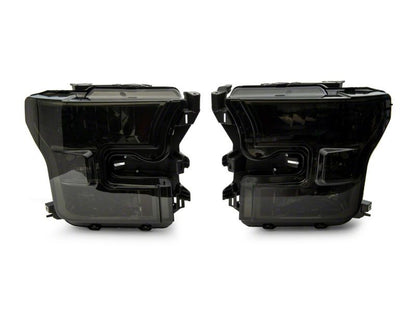 Raxiom 15-17 Ford F-150 Axial OEM Style Rep Headlights- Chrome Housing- Smoked Lens T551346 T551346 Photo - Close Up