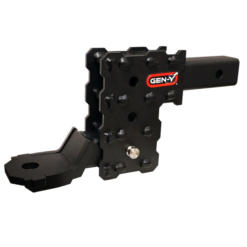 GEN-Y Hitch Gen-Y Phantom-X 2in Solid Shank 4.5in Drop 1K TW 10K Hitch w/GH-103705 Platinum Ball Mount GH-2613XP GH-2613XP User 1