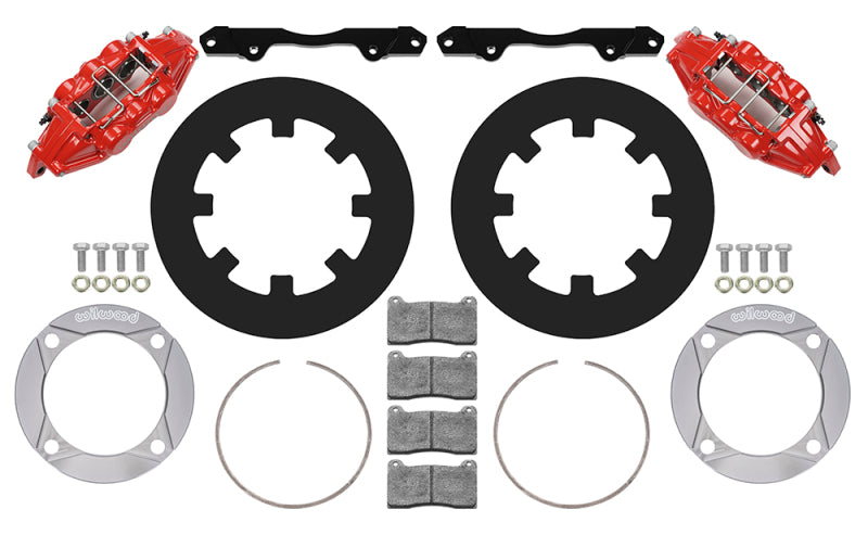 Wilwood 2014+ Polaris RZR XP 1000 Front Kit 11.25in - Red 140-16632-R 140-16632-R User 1