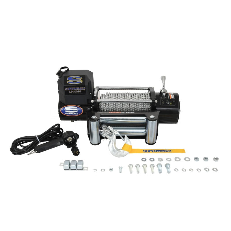 Superwinch 10000 LBS 12 VDC 3/8in x 85ft Steel Rope LP10000 Winch 1510200 1510200 Photo - Unmounted