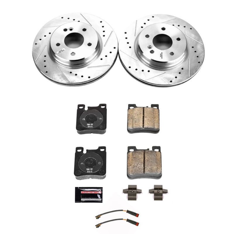 PowerStop Power Stop 07-10 Mercedes-Benz SLK55 AMG Rear Z23 Evolution Brake Kit K9107 K9107 Photo - Primary