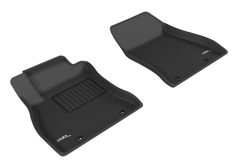 3D MAXpider 2013-2019 Nissan Sentra Kagu 1st Row Floormat - Black L1NS07611509 L1NS07611509 Photo - Primary