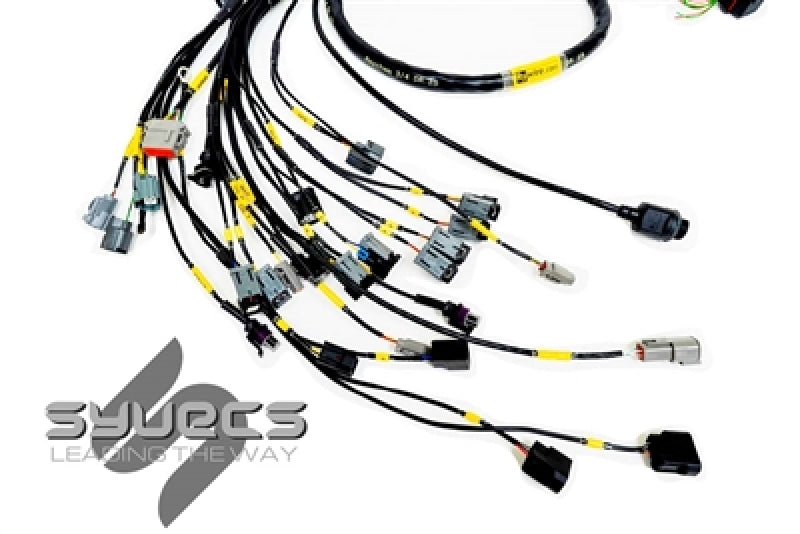 Rywire Honda K-Series (w/Syvecs S7 ECU) Eng Harness w/OBD2 Alt/EV14 Inj/AEM IAT & MAP (Adapter Req) RY-K2-SYVECS-S7