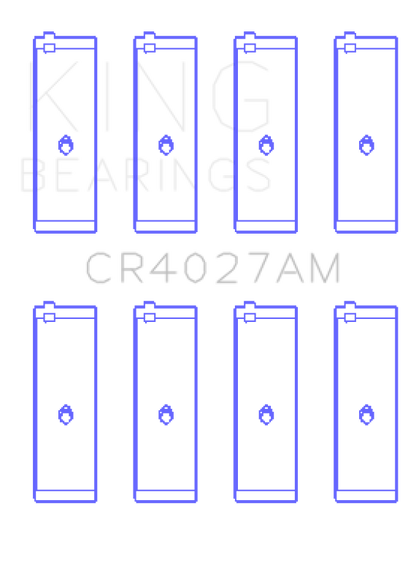 King Engine Bearings Toyota 3E (Size +0.75mm) Connecting Rod Bearing Set CR4027AM0.75 CR4027AM0.75 Photo - Primary