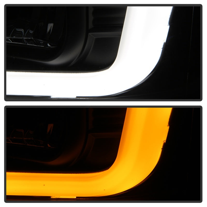 Spyder 08-10 Ford F-250 SD Projector Headlights V2-Switch Back Light Bar-Black PRO-YD-FS08V2-SBLB-BK 5086228 5086228 Photo - Unmounted