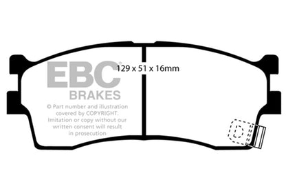 EBC Disc Brake Pad Set UD889 Photo - Primary