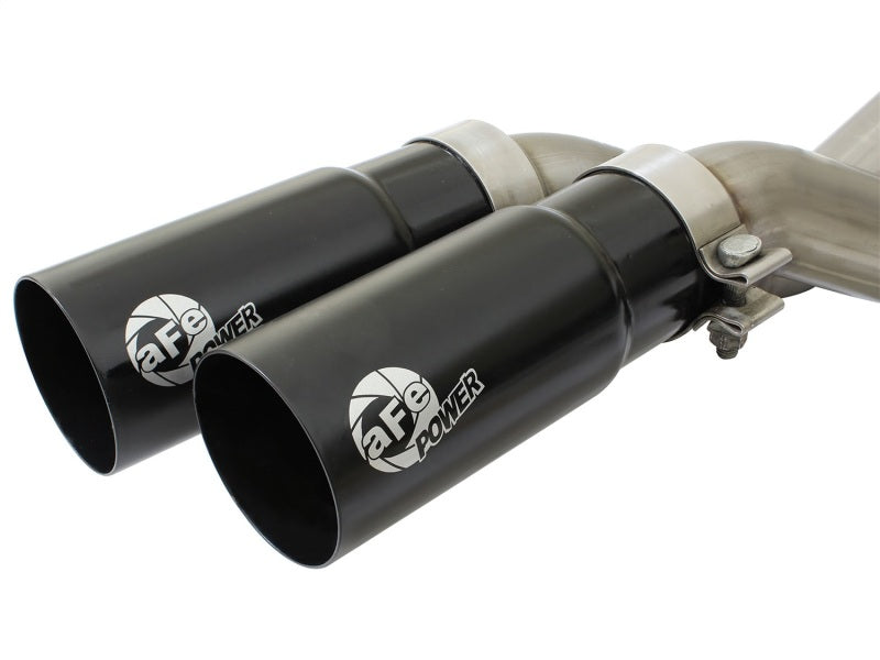 aFe Cat Back Exhaust Black - Ford F-150 10-14 49-43071-B Photo - Unmounted