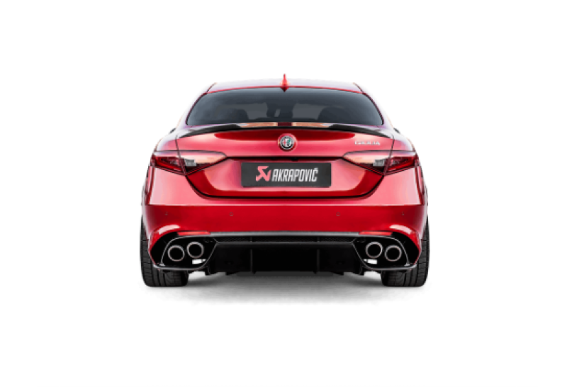 Akrapovic 17-19 Alfa Romeo Giulia Quadrifoglio Evolution Line Cat Back (Titanium) S-AR/TI/1H S-AR/TI/1H Photo - Primary