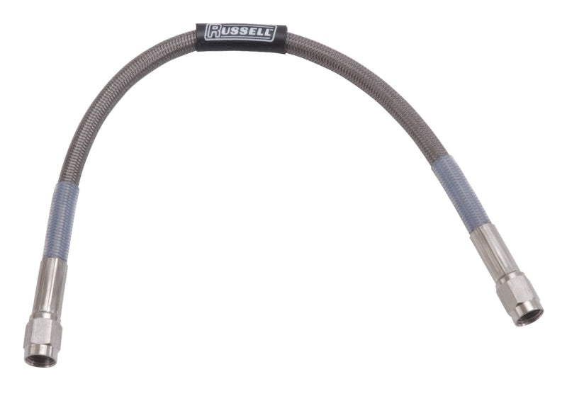 Russell 12" Straight -3 AN To Straight -3 AN Competition Brake Hose 656020 Photo - Primary