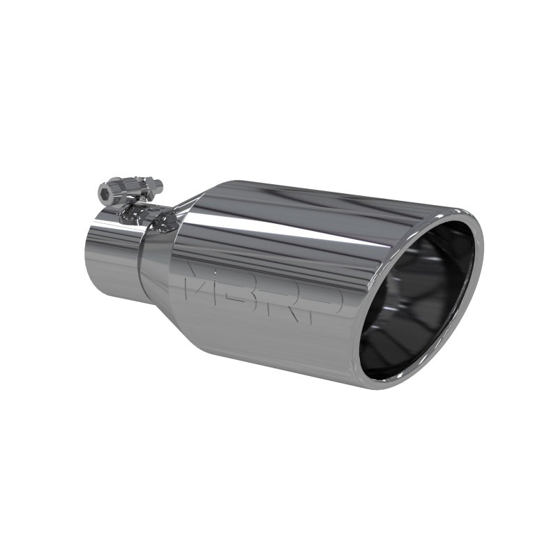 MBRP Universal Tip 4.5 O.D. Angle Rolled End 2.5 Inlet 11in Length T5160 Photo - Primary