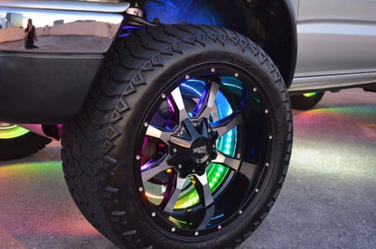 ORACLE Lighting Oracle LED Illuminated Wheel Rings - ColorSHIFT Dynamic - ColorSHIFT - Dynamic 4215-332 4215-332 Photo - lifestyle view