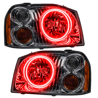 ORACLE Lighting 01-04 Nissan Frontier Pre-Assembled LED Halo Headlights -Red 7178-003 7178-003 Photo - Primary