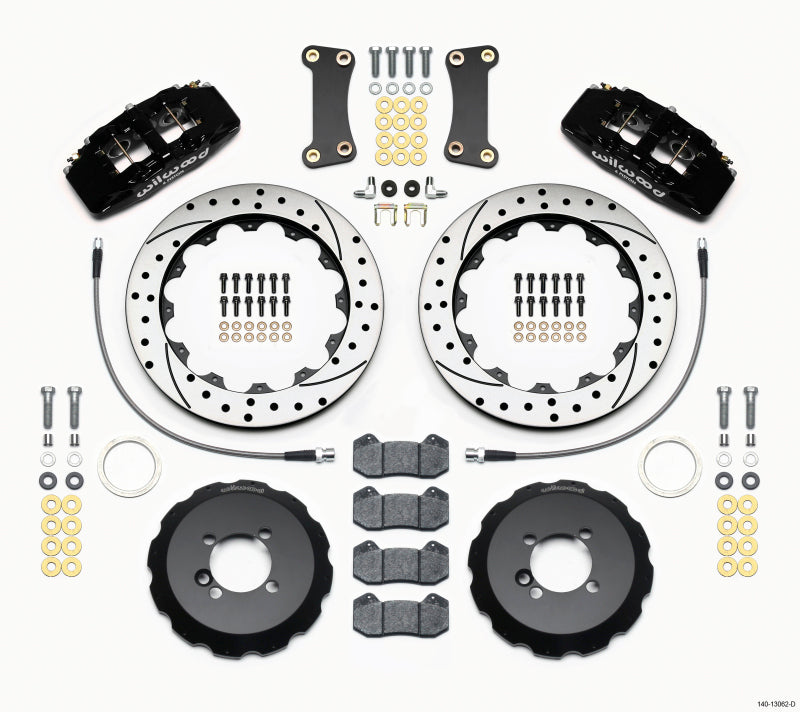 Wilwood DP6A Front Hat Kit, 12.88", Drilled, 2002-Up Mini Cooper w/ Lines 140-13062-D Photo - Primary