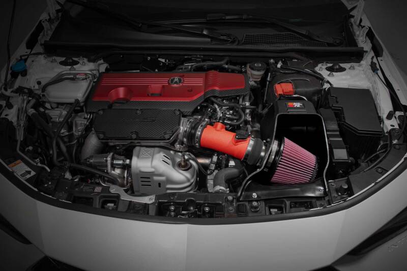K&N Engineering K&N 2023+ Honda Civic Type R / 2024+ Acura Integra Type S Performance Air Intake System 69-1511TWR 69-1511TWR Photo - Mounted
