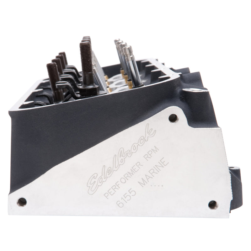 Edelbrock Single Marine BBC Rect. Port Head W/Valves 61559 Photo - out of package
