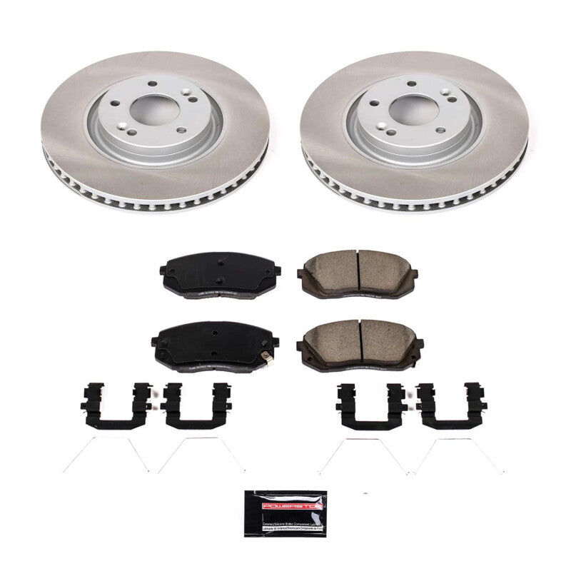 PowerStop Power Stop 16-20 Kia Optima Front Semi-Coated Rotor Kit SC7509 SC7509 Photo - Primary