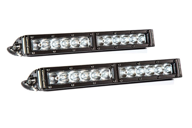 Diode Dynamics 12 In LED Light Bar Single Row Straight Clear Flood (Pair) Stage Series DD6033P DD6033P User 3
