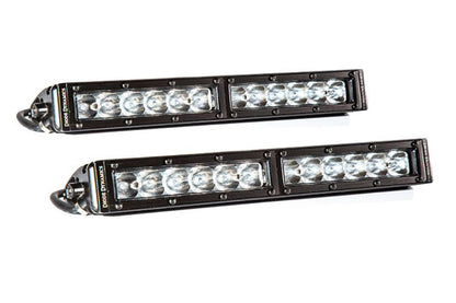 Diode Dynamics 12 In LED Light Bar Single Row Straight Clear Flood (Pair) Stage Series DD6033P DD6033P User 3