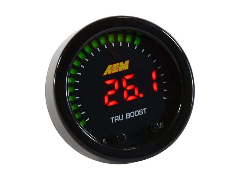 AEM X-Series Tru-Boost Controller Gauge w/ Boost Control Solenoid 80PSIg Internal MAP Sensor 30-0352 30-0352 Photo - out of package