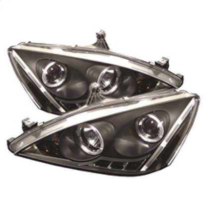 Spyder Honda Accord 03-07 Projector Headlights LED Halo Amber Reflctr LED Blk PRO-YD-HA03-AM-BK 5010636 5010636 Photo - Primary