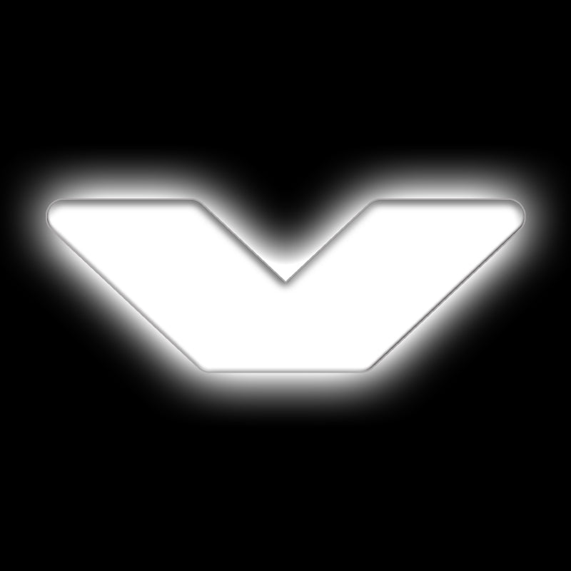 ORACLE Lighting Universal Illuminated LED Letter Badges - Matte White Surface Finish - V 3140-V-001 3140-V-001 Photo - Primary