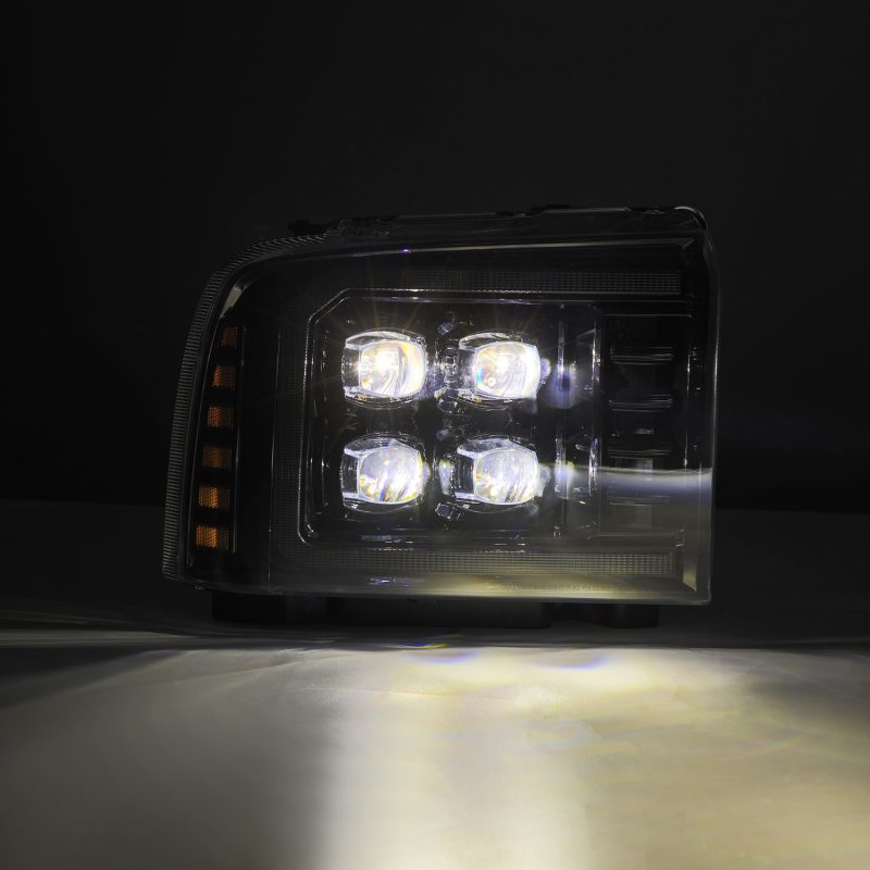 AlphaRex 05-07 Ford Super Duty/Excursion NOVA-Series LED Projector Headlights Alpha-Blk w/Activ Ligh 880318 880318 User 4