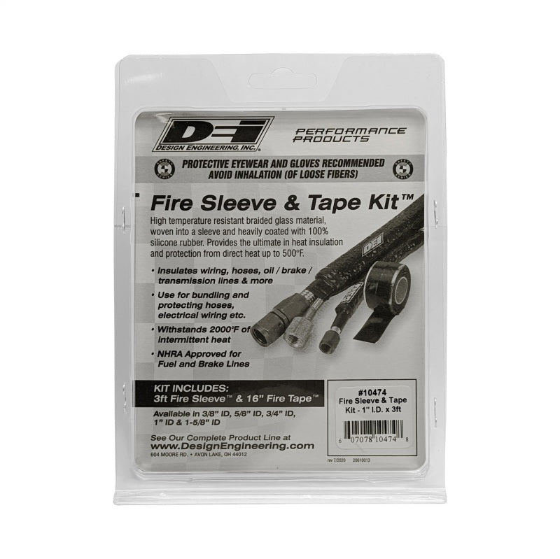 DEI Fire Sleeve and Tape Kit 1in I.D. x 3ft 10474 10474 Photo - Unmounted