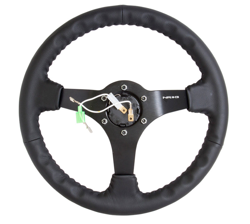NRG Reinforced Steering Wheel- Odi Signature Race Style - 350mm RST-036MB-R Photo - Primary
