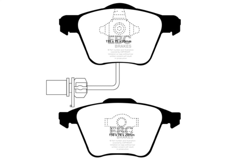 EBC Disc Brake Pad Set DP51495NDX Photo - Primary
