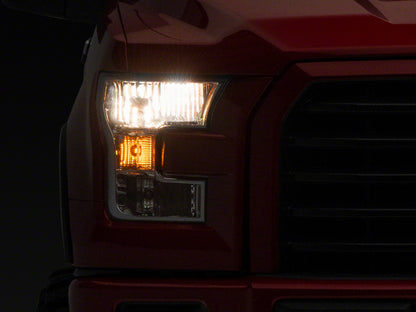 Raxiom 15-17 Ford F-150 Axial OEM Style Rep Headlights- Chrome Housing (Clear Lens) T551345 T551345 Photo - Primary
