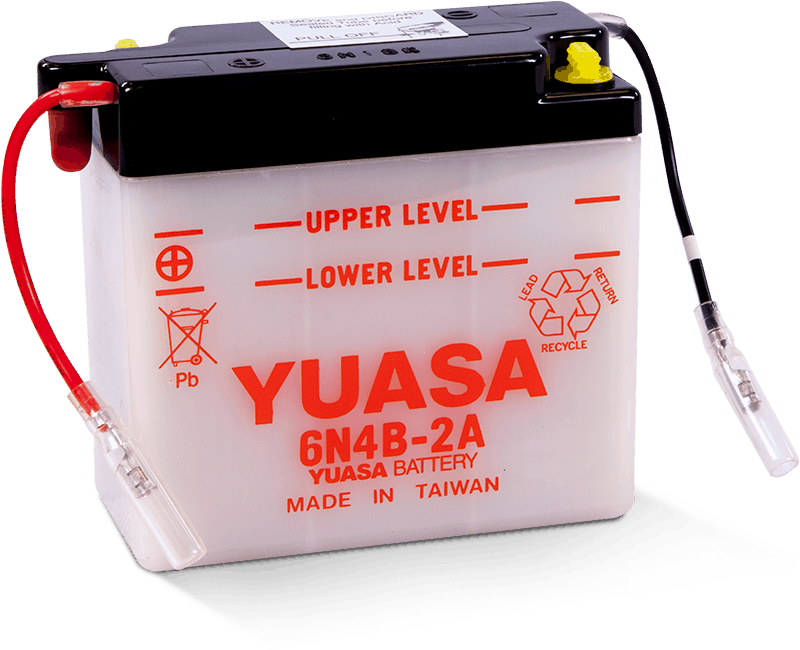 Yuasa Battery Yuasa 6N4B-2A Conventional 6 Volt Battery YUAM26B4B YUAM26B4B User 1