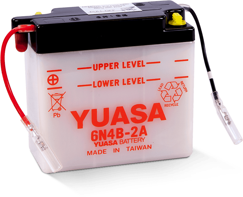 Yuasa Battery Yuasa 6N4B-2A Conventional 6 Volt Battery YUAM26B4B