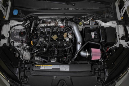 K&N Engineering K&N 22-23 Volkswagen Golf R Typhoon Performance Air Intake System 69-9510TC 69-9510TC Photo - Mounted