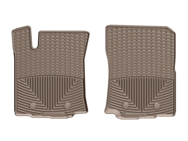 WeatherTech 2018+ Toyota Tacoma Front Rubber Mats - Tan W378TN W378TN Photo - Primary