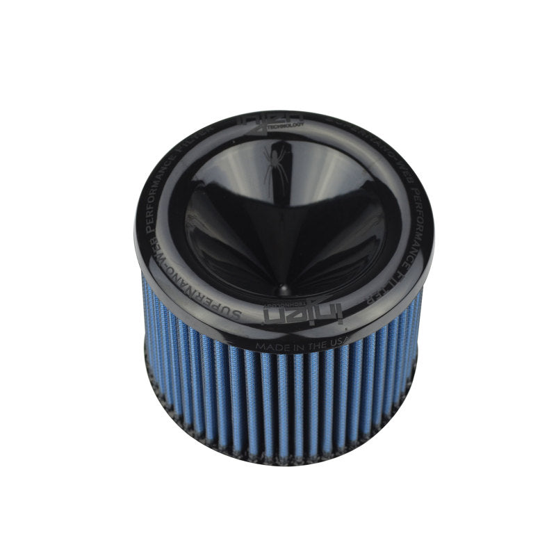 Injen AMSOIL Ea Nanofiber Dry Air Filter - 3.00 Filter 6 Base / 5 Tall X-1014-BB Photo - out of package