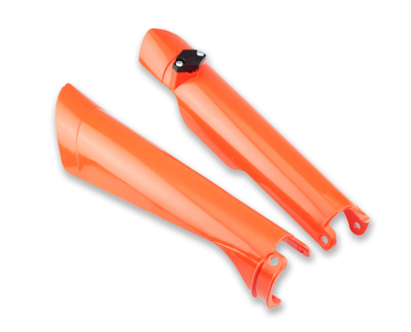 Cycra 01-15 KTM 125-625 SX/XC/SX-F/XC-F/XC-W/XCF-W/EXC-F/MXC-G/XC-G/SXC Performance Fork Guard Org 1CYC-6902-22 1CYC-6902-22 Photo - Primary