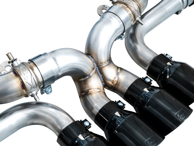 AWE Tuning AWE 2023 C8 Corvette Z06 SwitchPath Cat-Back Exhaust - Diamond Black Tips 3025-43906 3025-43906 Photo - out of package